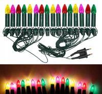 POLSKIE TRADYCYJNE LAMPKI ŚWIECZKI + KLIPS 3W PRL