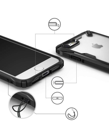 Etui Ringke Fusion-X iPhone 8/7 Black na Arena.pl