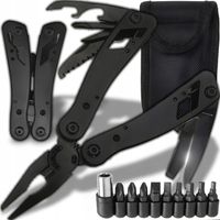 MULTITOOL NARZĘDZIE WIELOFUNKCYJNE SURVIVAL ZESTAW SCYZORYK WOJSKOWY