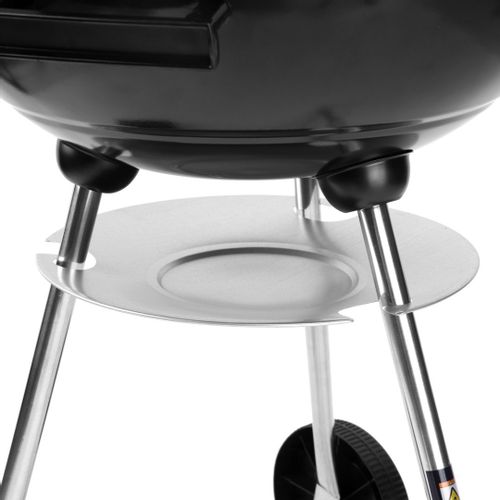 Grill węglowy ogrodowy RUND czarny na Arena.pl