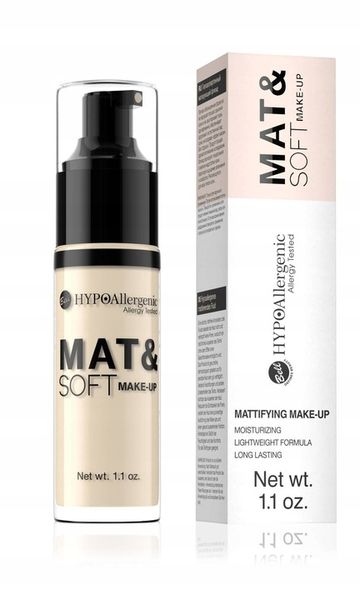 BELL HYPOAllergenic Mat&Soft Make-up LIGHT BEIGE zdjęcie 1