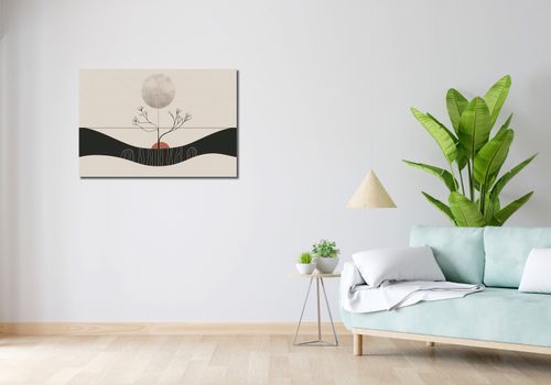 Obraz 90x60cm Zimowy Księżyc na Arena.pl