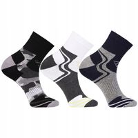 Skarpetki Męskie Bawełniane Skarpety Sportowe 3/4 MORAJ 3-PARY 43-45