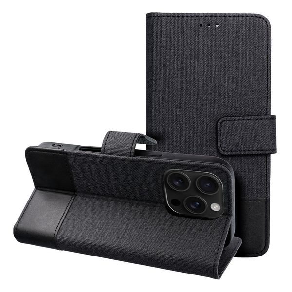 Kabura GOMMA Book do IPHONE 16 Plus czarny zdjęcie 1