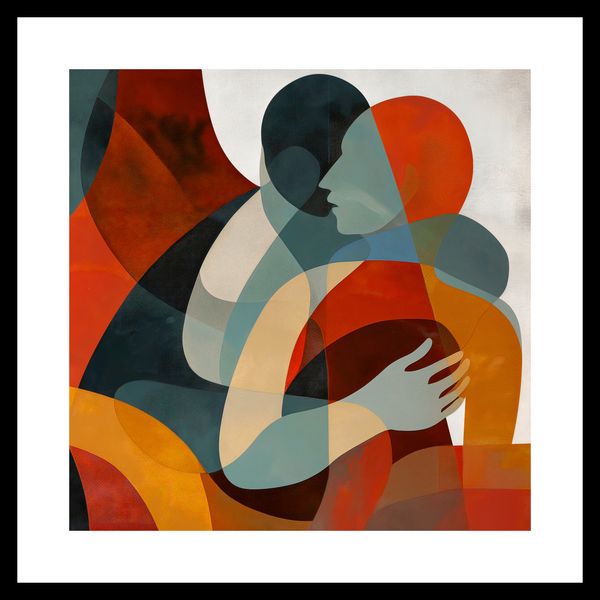 Plakat 40x40cm Objęcia zdjęcie 3