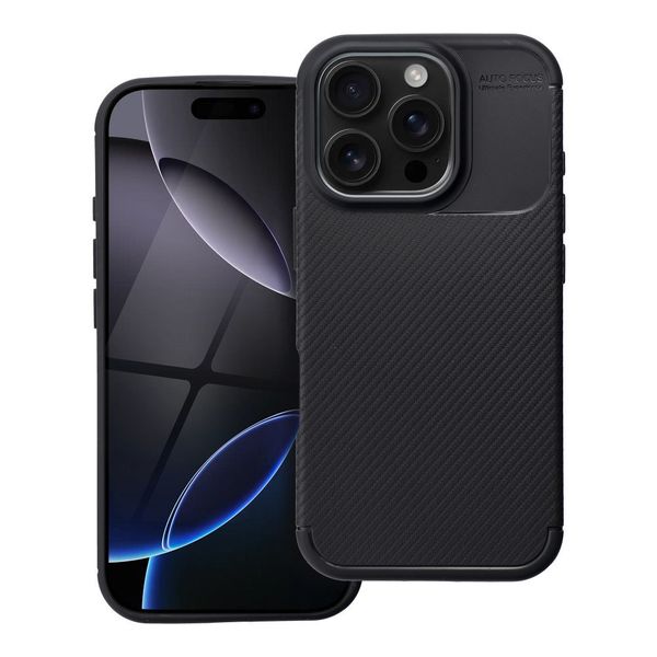Futerał CARBON PREMIUM do IPHONE 16 Pro czarny zdjęcie 1