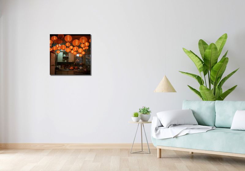 Obraz 50x50cm W Blasku Lampionów zdjęcie 2