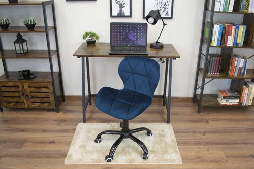 Krzesło obrotowe NOTO aksamit - granat na Arena.pl