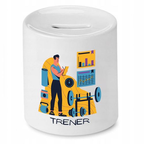 Dla Trenera Prezent Skarbonka Best Coach Trener Z Nadrukiem Ze Zdjęciem na Arena.pl