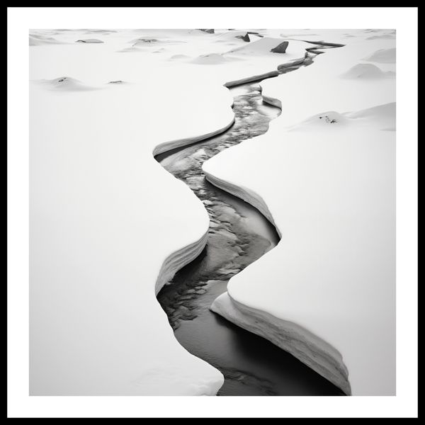 Plakat 50x50cm Szczeliny Mrozu zdjęcie 3