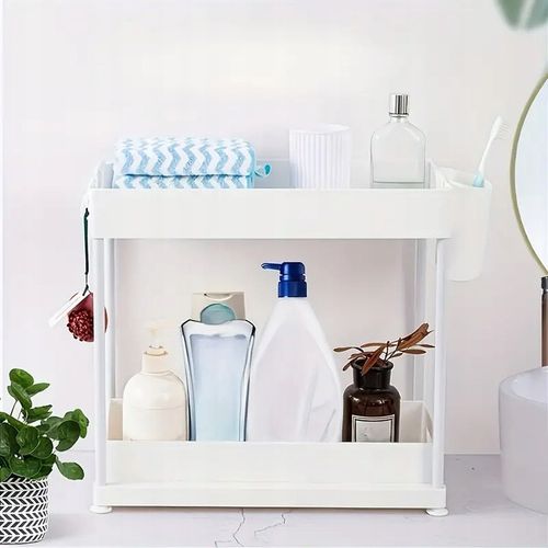 ORGANIZER POD ZLEW 2 POZIOMOWY WYSUWANA PÓŁKA REGAŁ STOJAK DO KUCHNI na Arena.pl