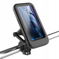 MOTOCYKLOWY UCHWYT OBUDOWA TELEFON MOTOR DOTYKOWY WODOODPORNY ZAMYKANY 6,5'