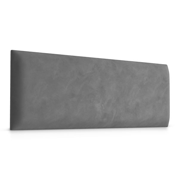 Panel Tapicerowany Ścienny Szary 50cm x 15cm zdjęcie 1