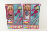 Lalka 2Ast. +Zestaw Fryzjerski 3803