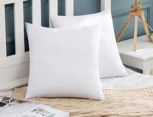 poduszka 40x40 cm antyalergiczna gładka mikrofibra biała silikon na Arena.pl