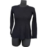 Sweter Damski Stylowy Wygodny Ciepły Czarny 36 Klasyczny Krój Jesień Zima