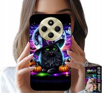 ETUI DO XIAOMI REDMI 14C 4G - CZARNY KOTEK HALLOWEEN SALEM DYNIA WZORY