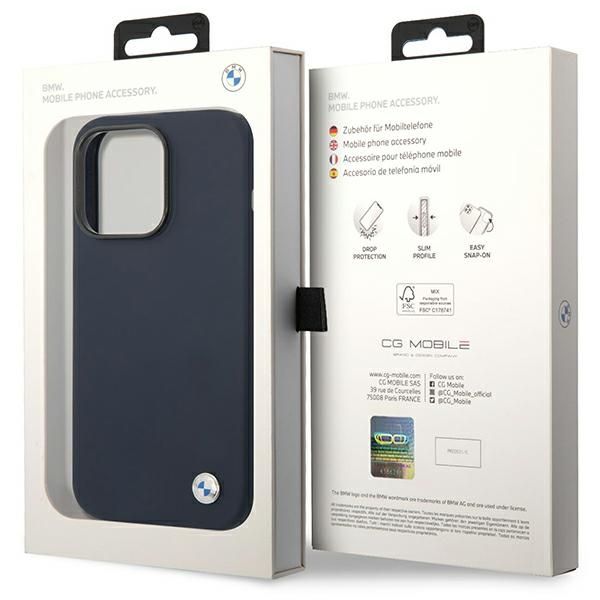 Etui BMW do iPhone 14 Pro Max 6,7"", Granatowy MagSafe zdjęcie 8