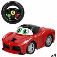 Samochód Sterowany Radiowo Ferrari 21 x 10 x 11 cm (4 Sztuk)