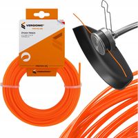 Żyłka tnąca 2,4 mm x 15 m okrągła VERGIONIC do kosy 0243