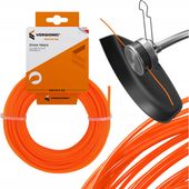 Żyłka tnąca 2,4 mm x 15 m okrągła VERGIONIC do kosy 0243