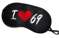 maska- opaska na oczy ""i love 69""