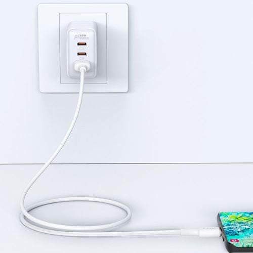 kabel przewód usb - usb-c 3a 1.2m biały na Arena.pl