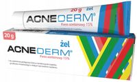 Acne- derm żel przeciwtrądzikowy i wybielający kwas azelainowy 15% 20