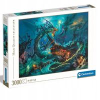 PUZZLE 3000 EL BITWA PIRATÓW CLEMENTONI 33023