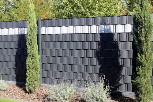 TAŚMA OGRODZENIOWA PREMIUM ANTRACYTOWA 19cmx26m OSŁONA OGRODZENIE PANELOWE na Arena.pl