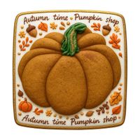 CIASTKO LUKROWANE PUMPKIN CLASSIC ROZ.XL KWADRAT JESIEŃ RĘCZNIE ROBIONE