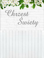 TŁO FOTOGRAFICZNE tło ścianka chrzest święty roczek