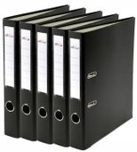 SEGREGATOR A4 50mm WZMOCNIONY OKUTY CZARNY x 5 szt