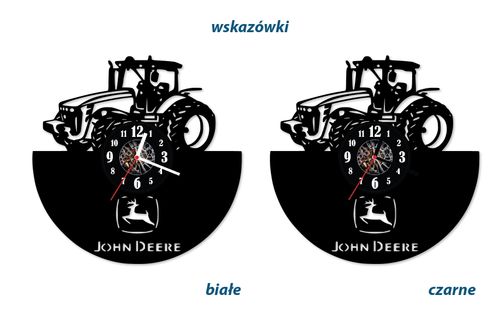 Zegar ścienny z płyty winylowej 217.13 Traktor na Arena.pl