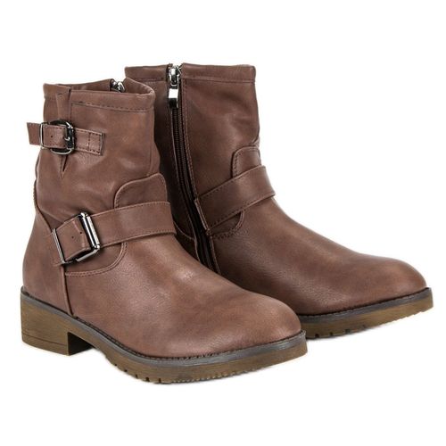 Brązowe Botki Bikery r.36 na Arena.pl