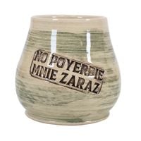 Matero Ceramiczne "No poyerbie mnie zaraz" 350 ml – seria Crater
