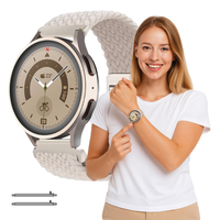 Pasek do Garmin Forerunner 55 / 158 / 245 / 645 / Music opaska beżowy 20mm