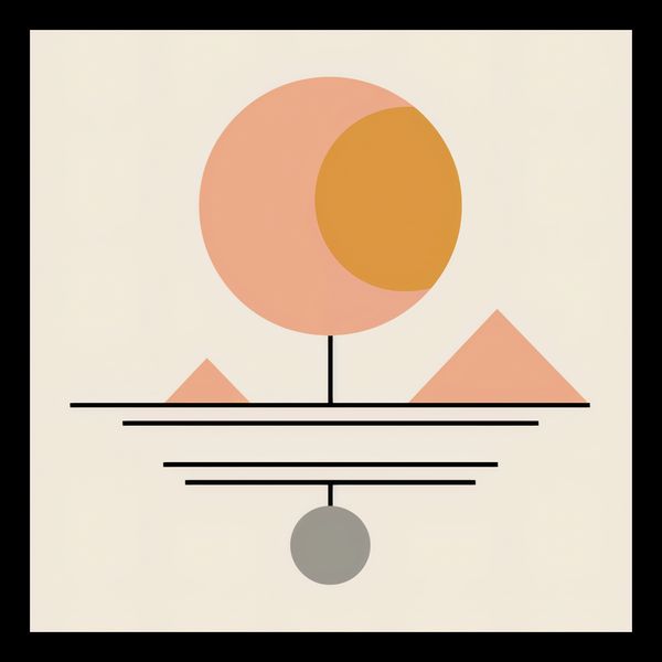 Plakat 20x20cm Geometryczna Utopia zdjęcie 2