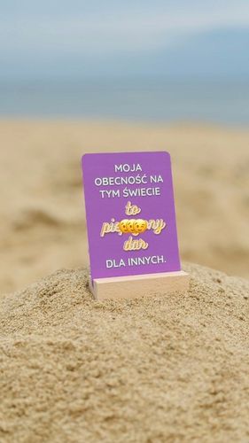 Karty afirmacji z przekleństwami dla dorosłych: Jestem wdzięczna w ch**. na Arena.pl