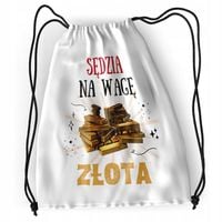 Plecak Sportowy Szkolny Sędziego Worek Torba Z Nadrukiem Ze Zdjęciem