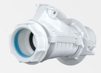 ZASUWA BURZOWA FI 50 BIAŁA - HP/ZB50