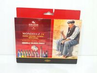 Kredki akwarelowe Mondeluz 24 kolory + 2 temperówki + temperówka Koh-i-noor
