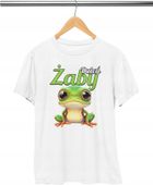 KOSZULKA DZIECIĘCA T-SHIRT - DZIEŃ ŻABY SŁODKA ŻABA ŻABKA - XXS 98-104