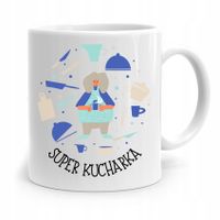 Kubek Prezent Dla Super Kucharki Szefa Kuchni Z Nadrukiem Ze Zdjęciem