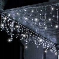 Kurtyna świetlna Led sople 101 - 200 lampek