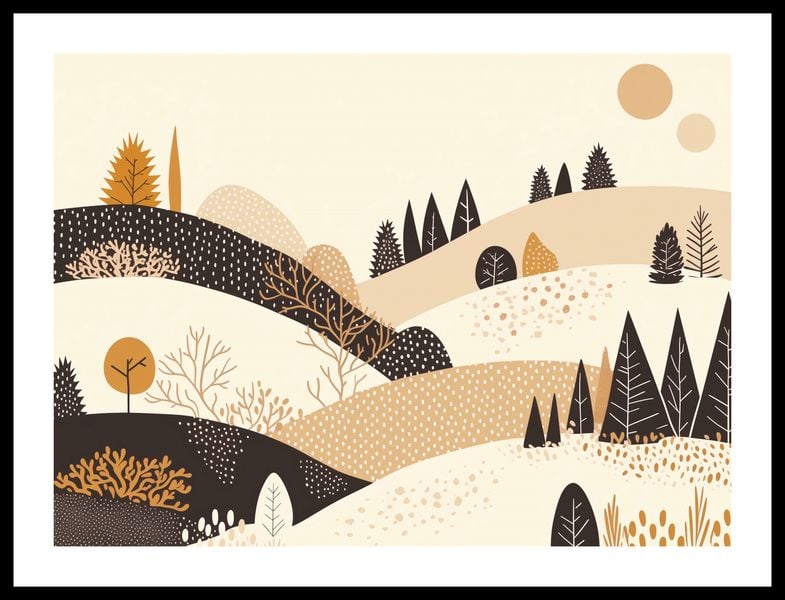 Plakat 55x40cm Jesień w Wzgórzach zdjęcie 3