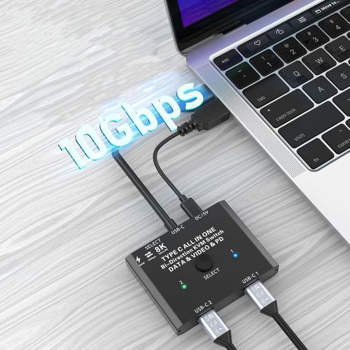 Przełącznik KVM YOUTINGHDAV C201, 100 W, 5 V, 7,5 x 6 x 1 cm na Arena.pl