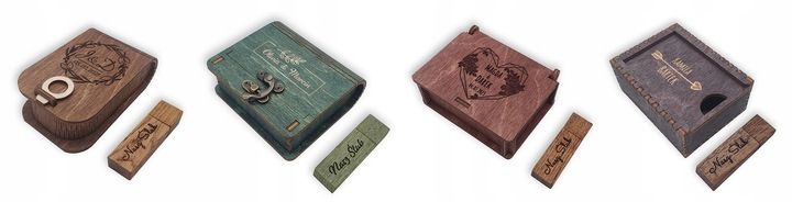Pendrive 32gb3.0 + drewniane pudełko + GRAWER zdjęcie 7