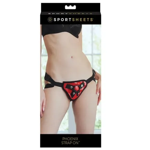 Strap-on - Sportsheets Phoenix Strap-On Red na Arena.pl