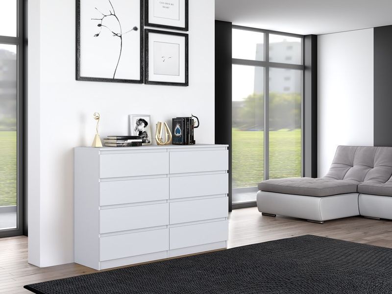 KOMODA MALWA M8 140 - BIEL zdjęcie 11